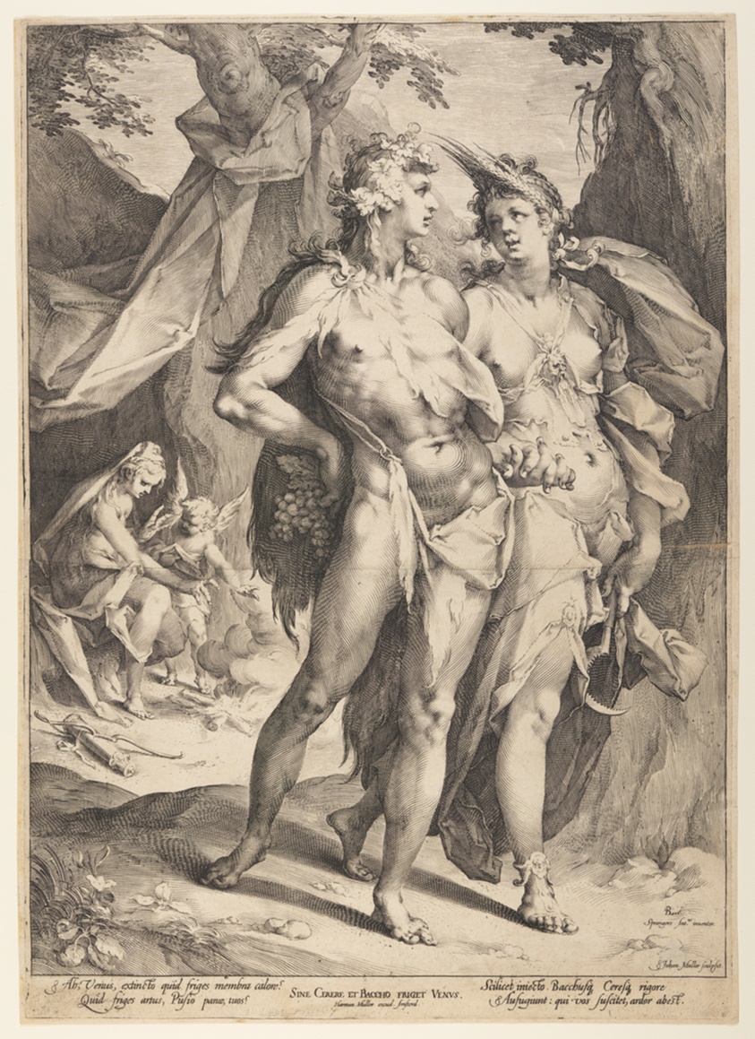 Bacchus and Ceres Leaving Venus (Sine Cerere et Baccho Friget Venus)