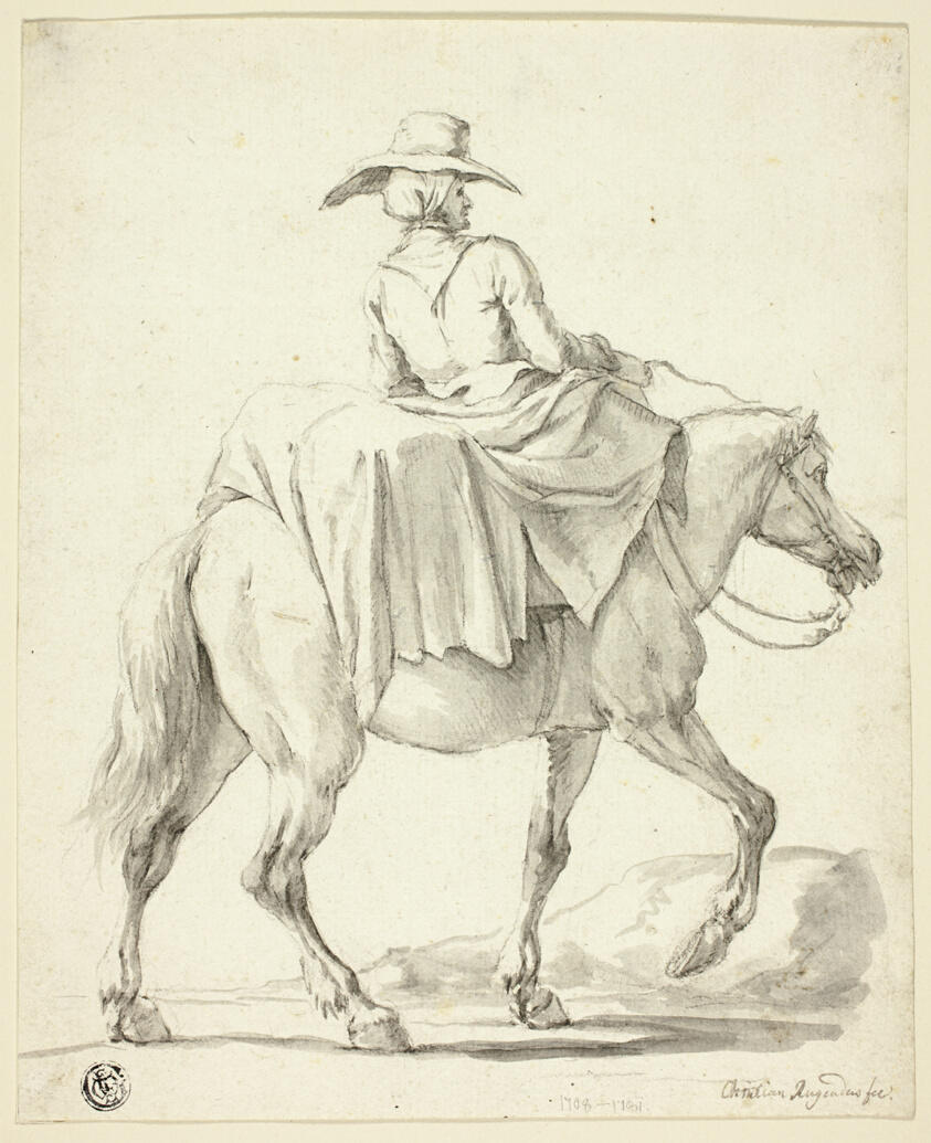 Market Woman on Horseback