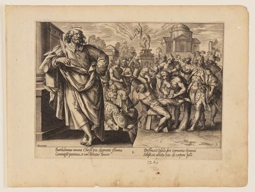 The Martyrdom of St Bartholomew, from The Martyrdom of Christ and the Apostles