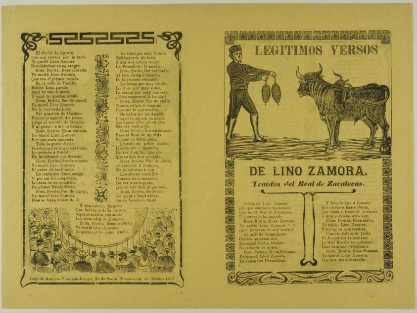 Legitimos versos de Lino Zamora (Legitimate Verses of Lino Zamora)