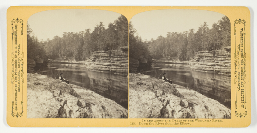Down the River from the Elbow, No. 145 from the series "In and About the Dells of the Wisconsin River"
