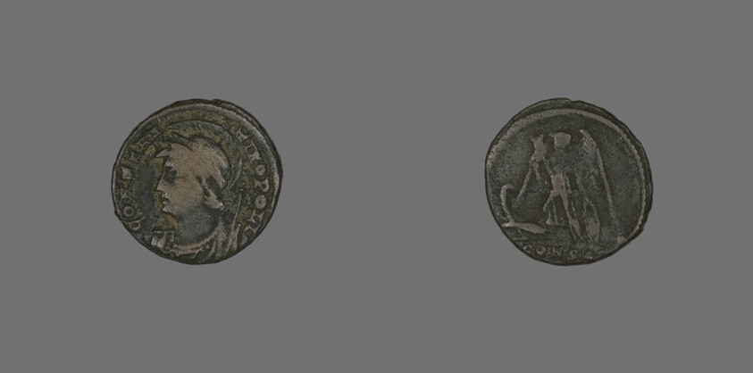 Coin Portraying Emperor Constantine I
