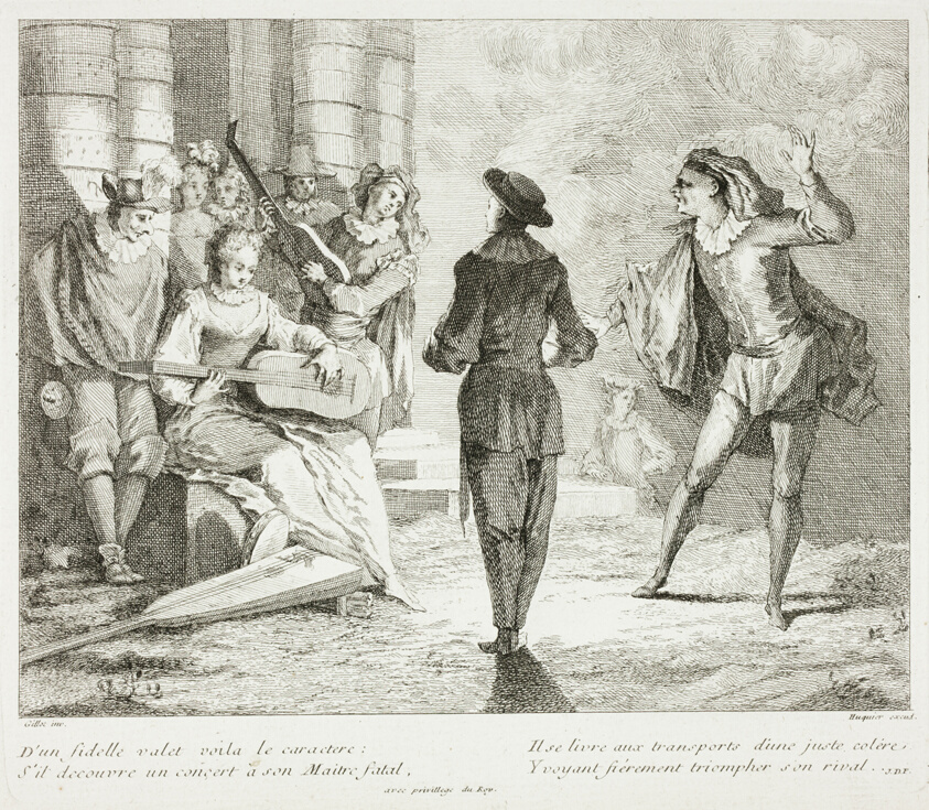 Plate from Livre de Scenes Comiques