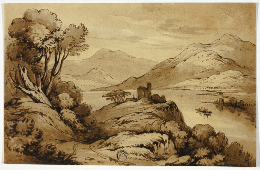 View of Mountain Lake
