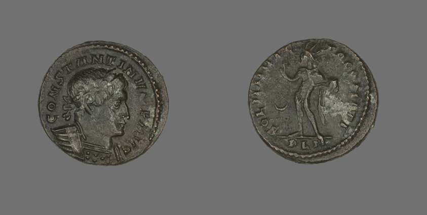 Coin Portraying Emperor Constantine I