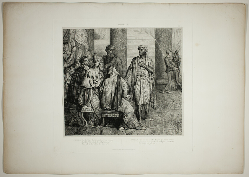 She Lov'd Me for the Dangers, plate three from Othello