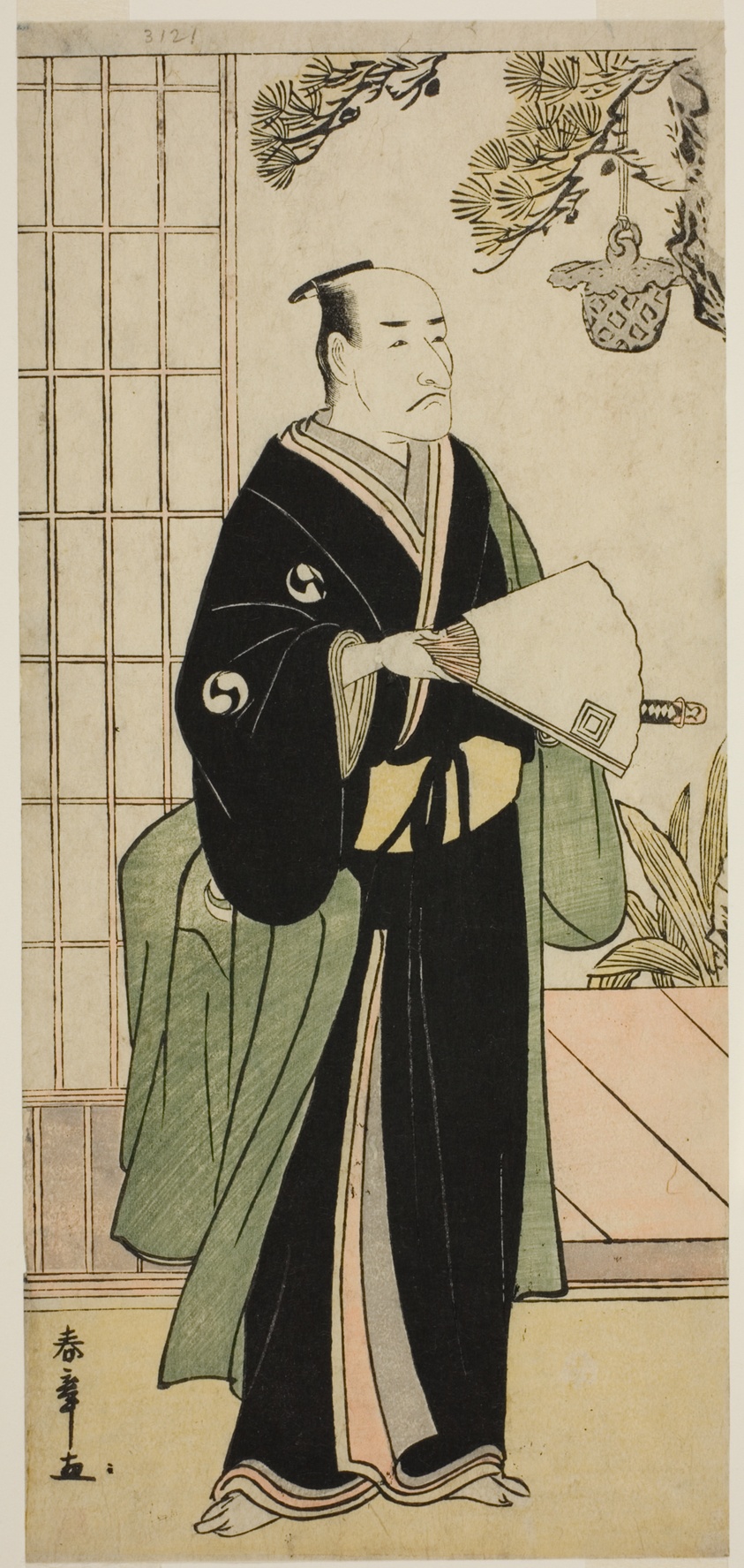 The Actor Ichikawa Danjuro V as Oboshi Yuranosuke in the Play Kanadehon Chushingura, Performed at the Nakamura Theater in the Fifth Month, 1783