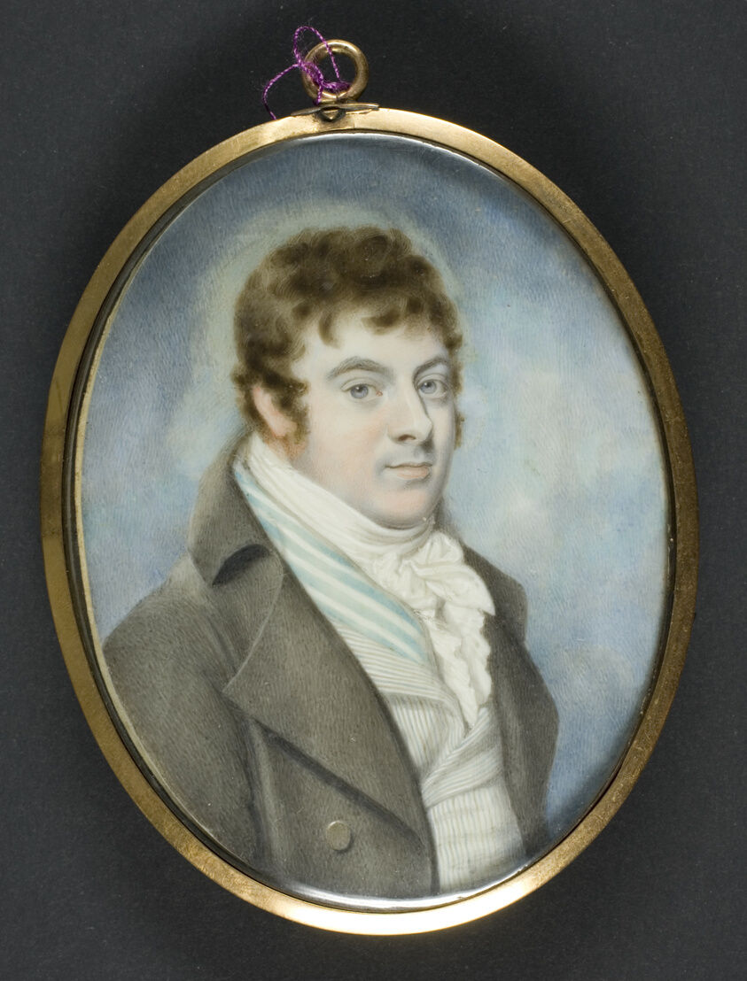 Portrait of a Gentleman in Light Brown Coat