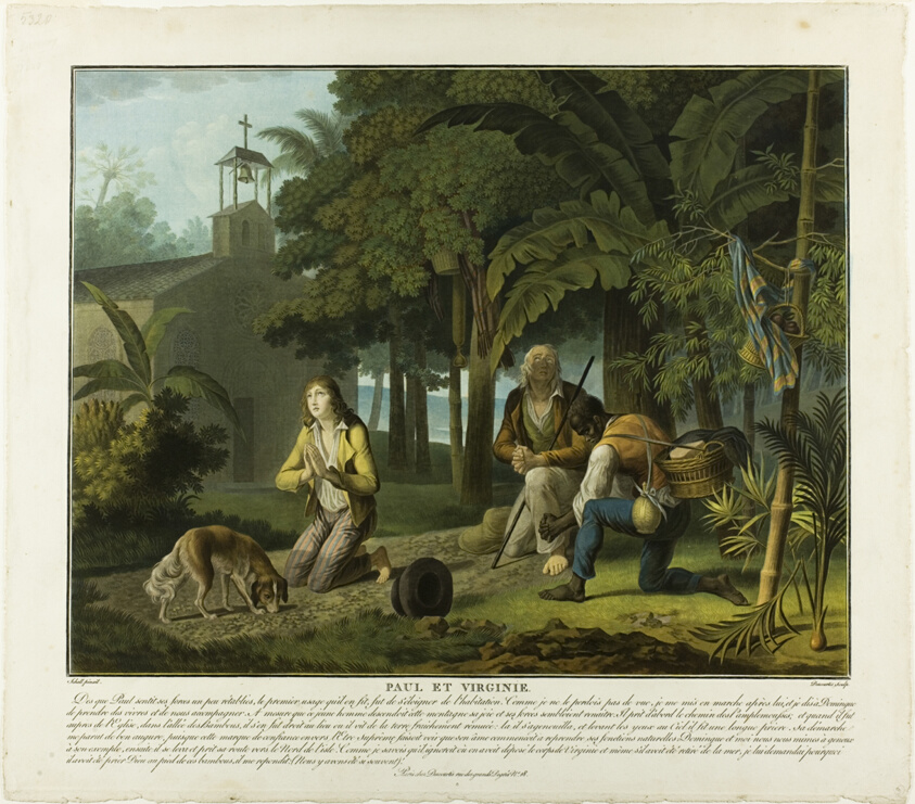 The Prayer, plate 6 from Paul et Virginie