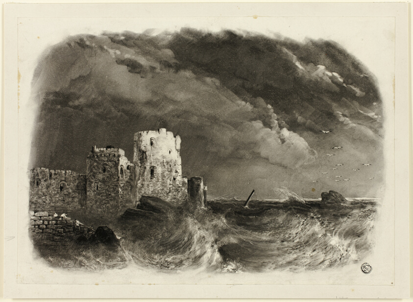 Ruined Castle by the Sea