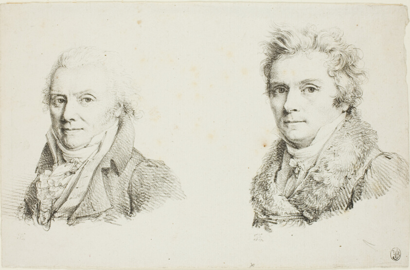 Self-Portrait in a Dark Cloth Coat and Self-Portrait in a Fur-Collared Coat