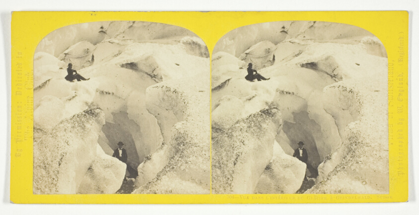 View from the Interior of the Glacier at Grindelwald, Suisse, No. 304 from the series "Views of Switzerland"