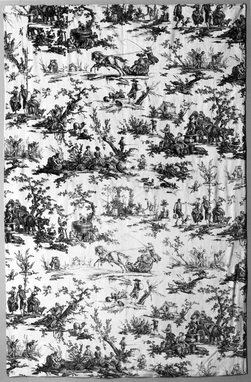 Les Plaisirs des Quatre Saisons (Pleasures of the Four Seasons) (Furnishing Fabric)