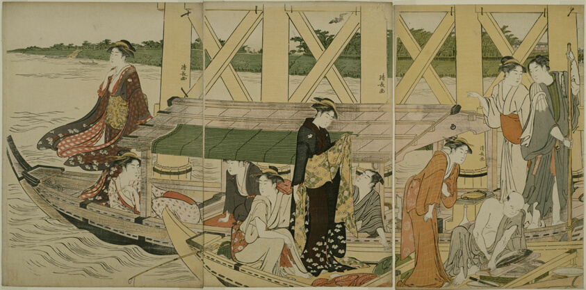 Pleasure Boats below Azuma Bridge