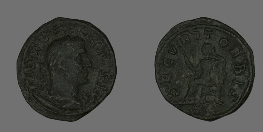 Sestertius (Coin) Portraying Philip the Arab