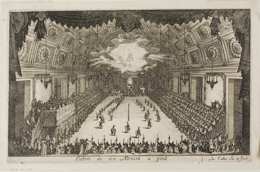 Entry of His Highness on Foot, from The Combat at the Barrier
