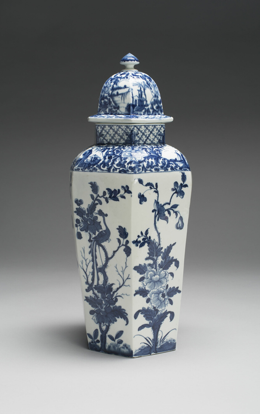 Vase with Cover (one of a pair)