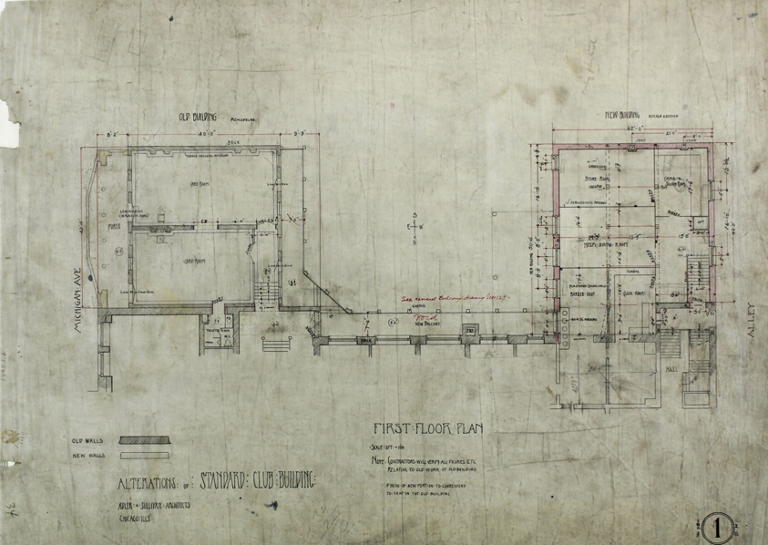 Standard Club Addition and Alterations, Elevations