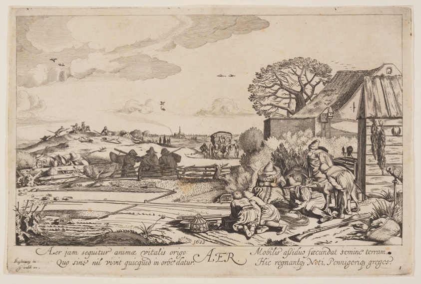 Air (with a view of Haarlem), from The Four Elements