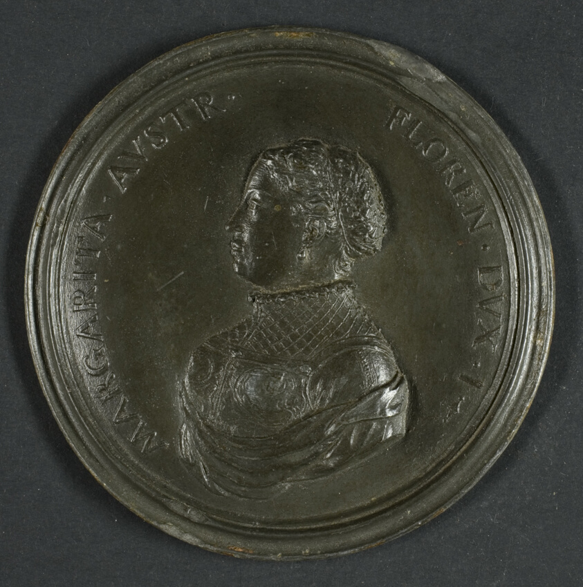 Medal Depicting Margaret of Austria (1521–1586)