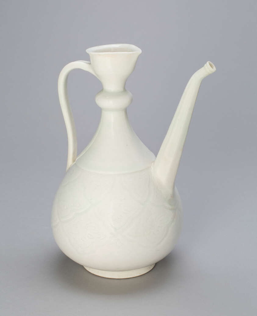 Ewer with Incised Floral Decoration