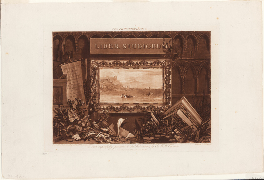 The Frontispiece to Liber Studiorum