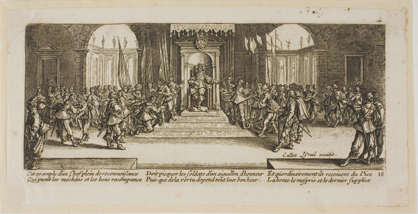 Distribution of Rewards, plate eighteen from The Large Miseries of War