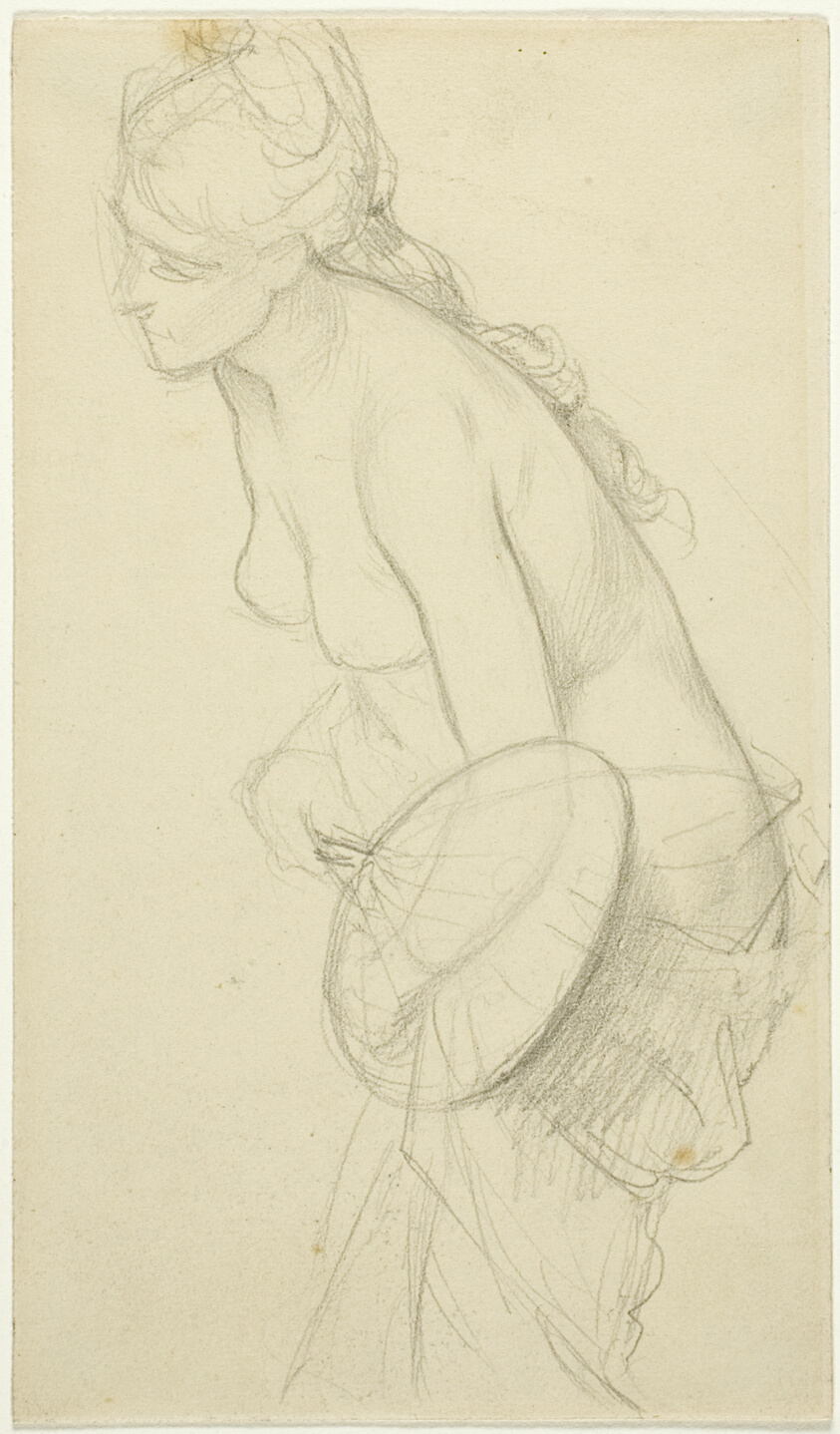 Nude Figure Holding a Fan