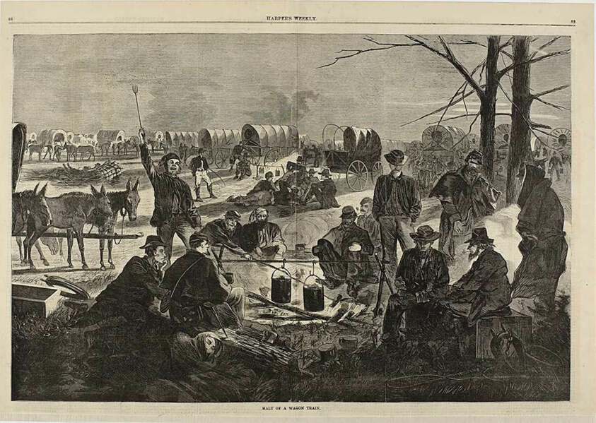 Halt of a Wagon Train