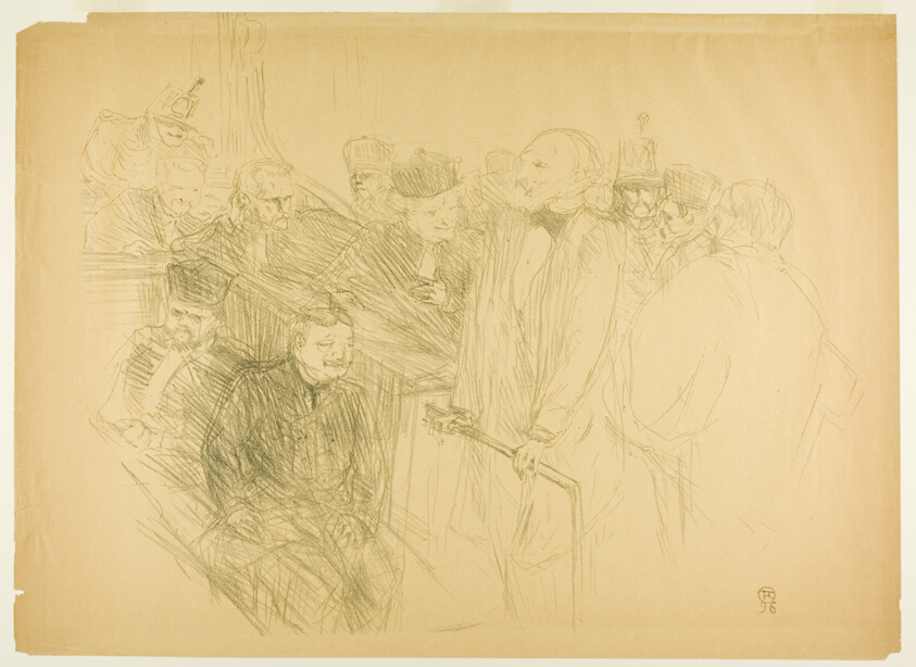 The Arton Trial, Ribot Giving Evidence (second plate)