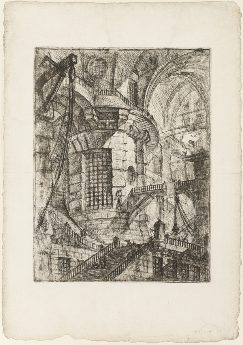 The Round Tower, plate 3 from Imaginary Prisons