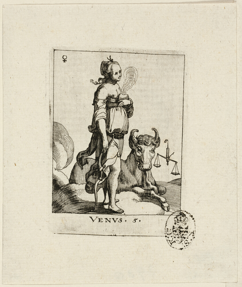 Venus, plate five from Der VII Planeten