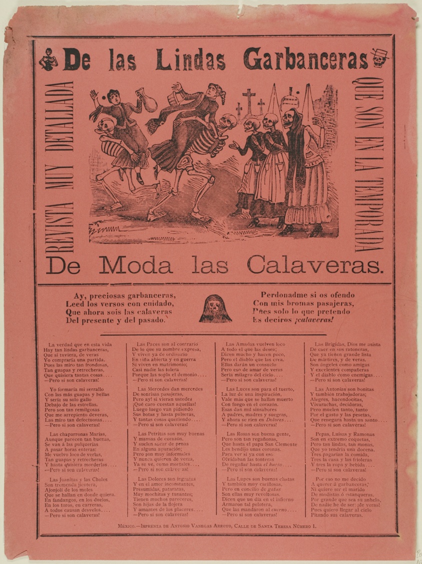 The Lovely Garbanzo-Sellers as Calaveras
