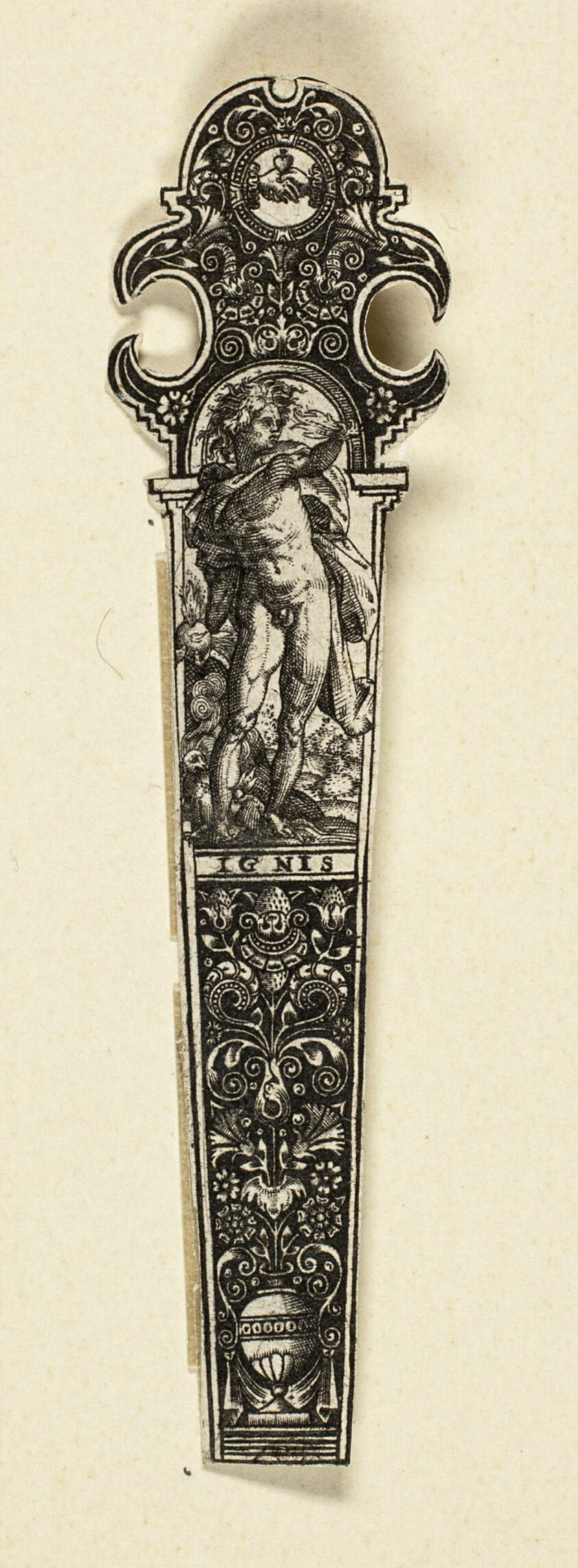 Ornamental Design for Knife Handle with Fire, from The Four Elements