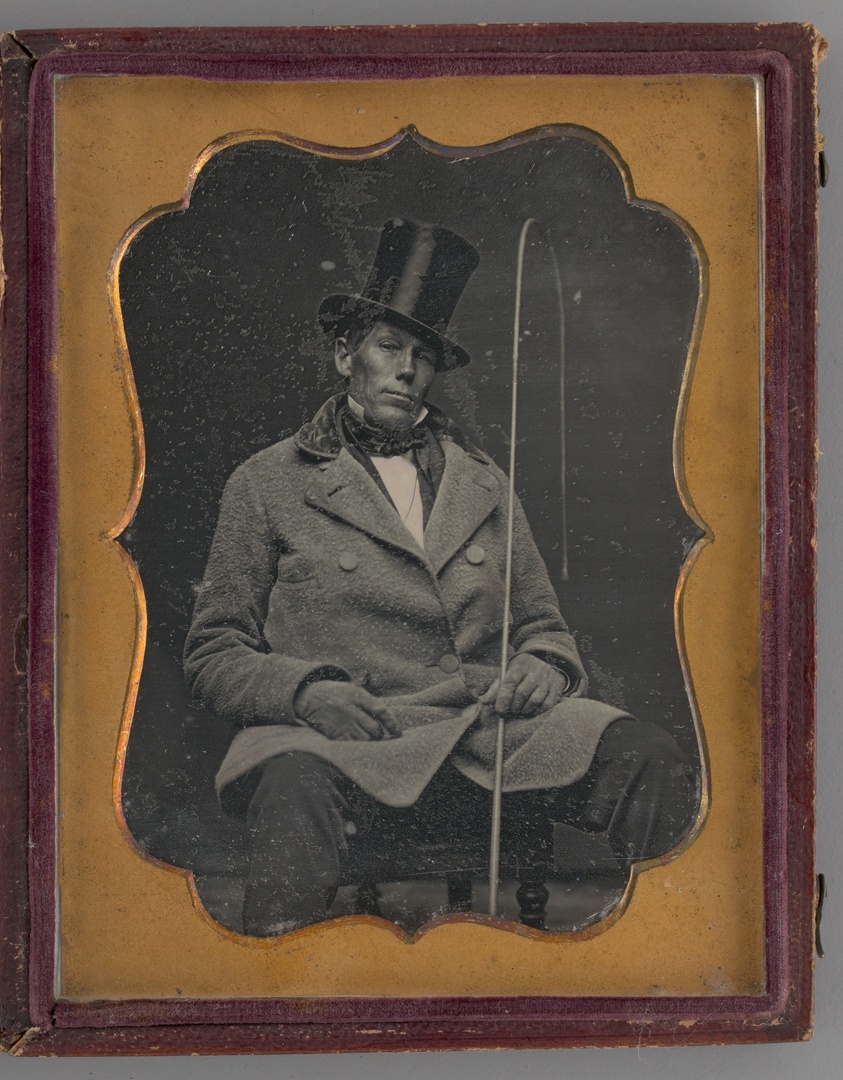 Untitled (Portrait of a Seated Man Wearing a Top Hat)