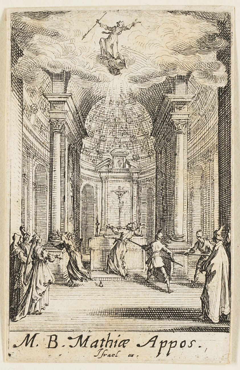 Martyrdom of Saint Mathias, plate eleven from The Martyrdoms of the Apostles