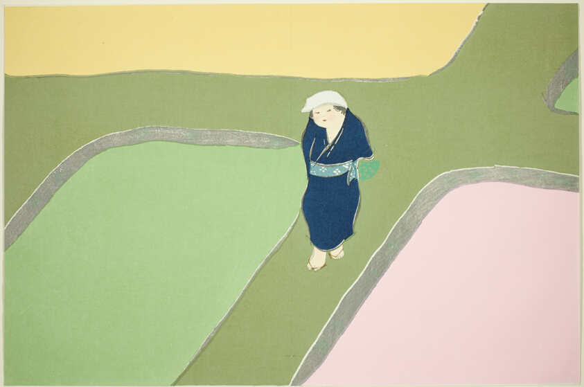 A Walk Around the Paddy Fields, from the series "A World of Things (Momoyogusa)"