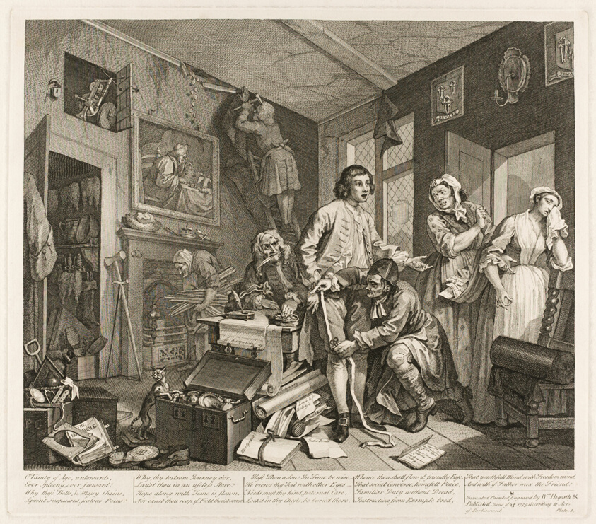 Plate One, from A Rake's Progress