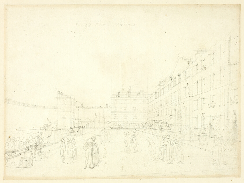 Study for King's Bench Prison, from Microcosm of London