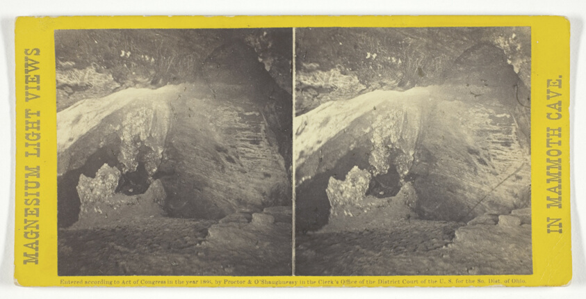 Angelica's Grotto, No. 26 from the series "Mammoth Cave Views"