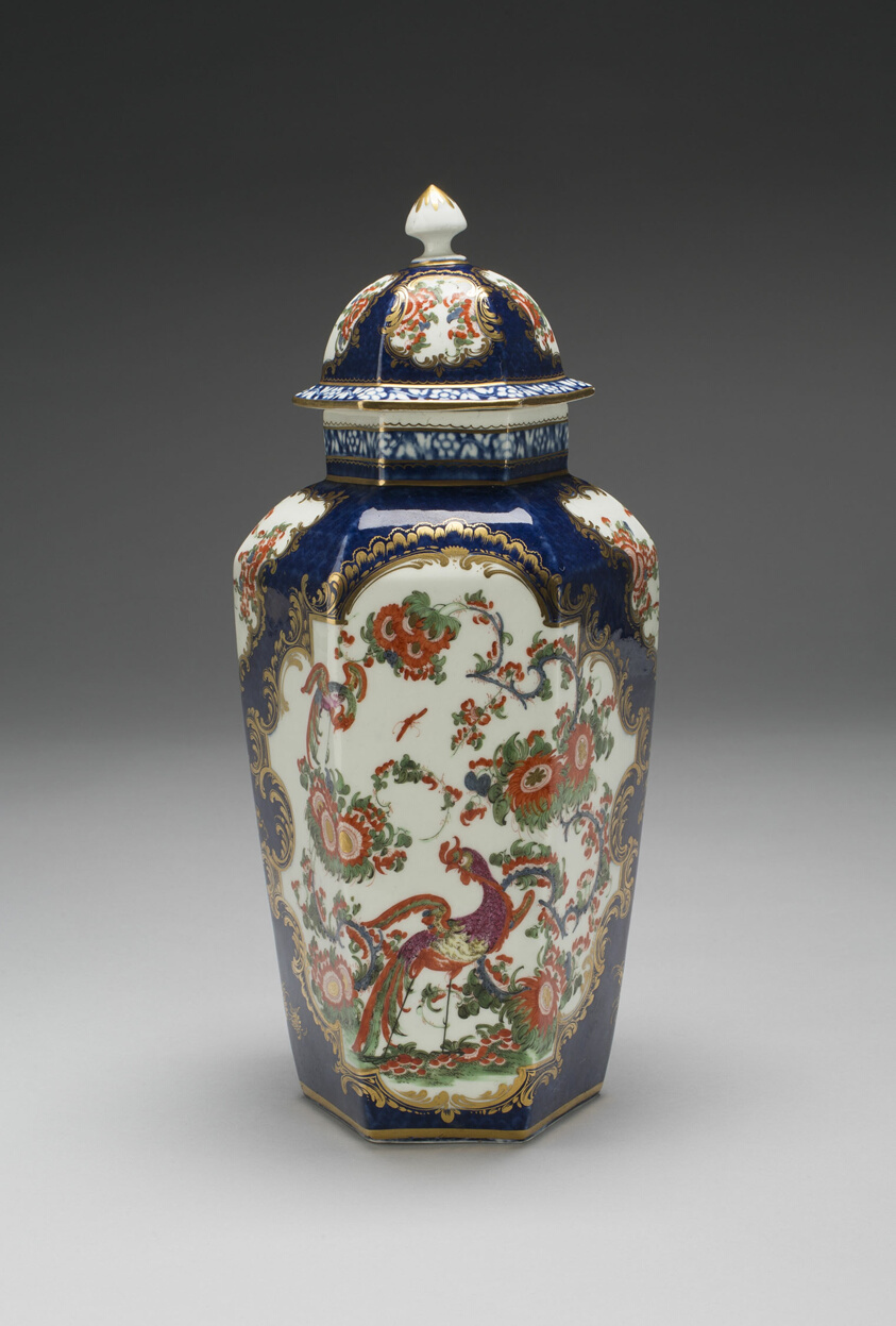 Vase with Cover (one of a pair)