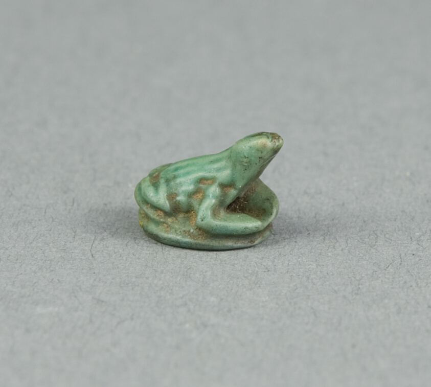 Scaraboid of a Frog; Ankh Sign on Underside