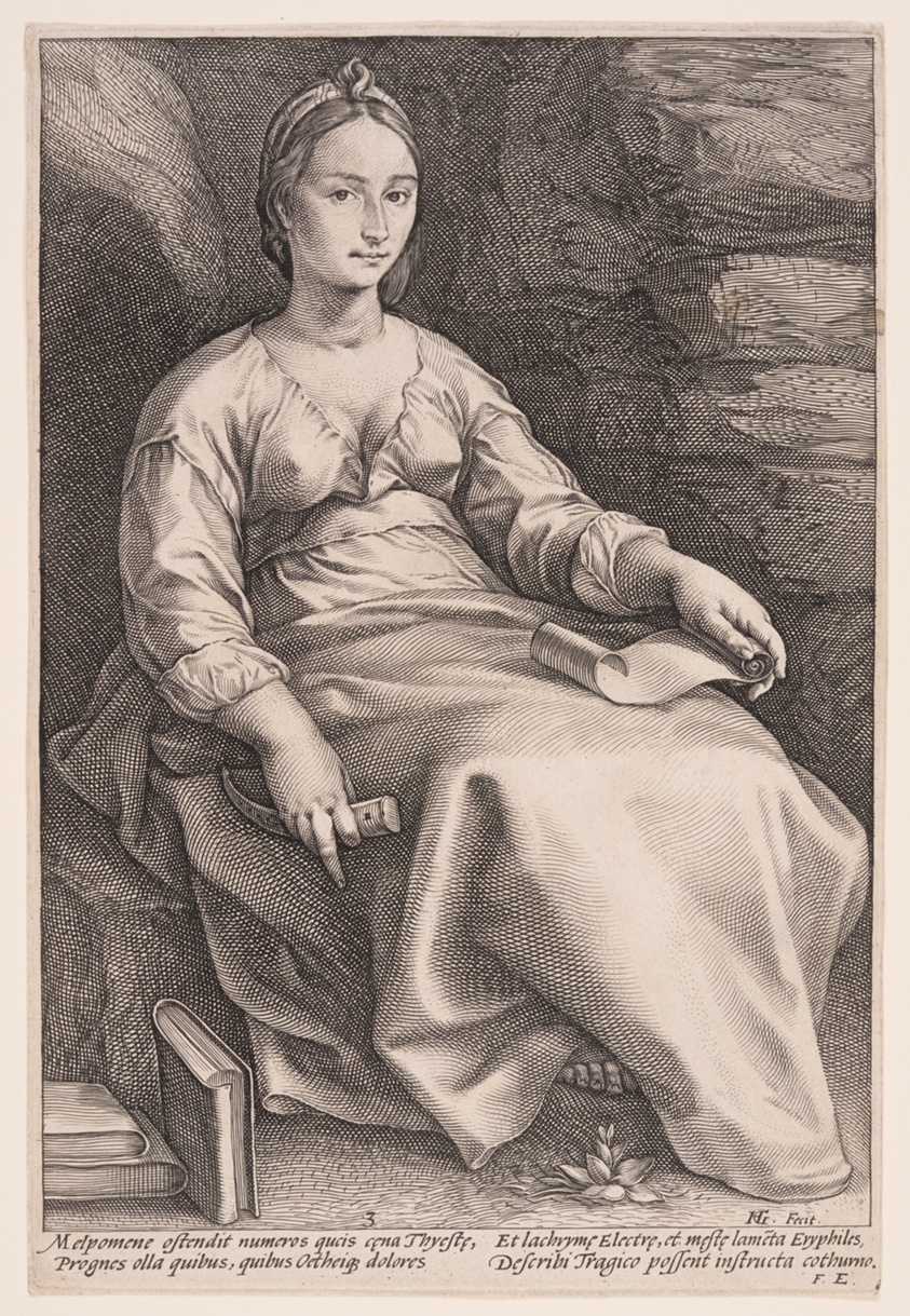Melpomene, The Muse of Tragedy, from The Nine Muses