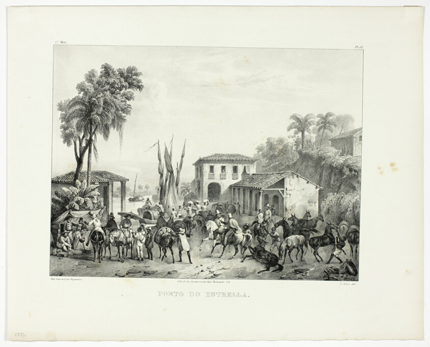 Port of Estrella, plate 13 from Landscapes, volume 1 of Voyage pittoresque dans le Brésil
