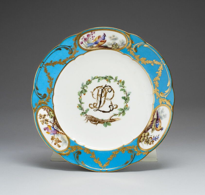 Plate ordered by Louis-René-Édouard, Prince de Rohan