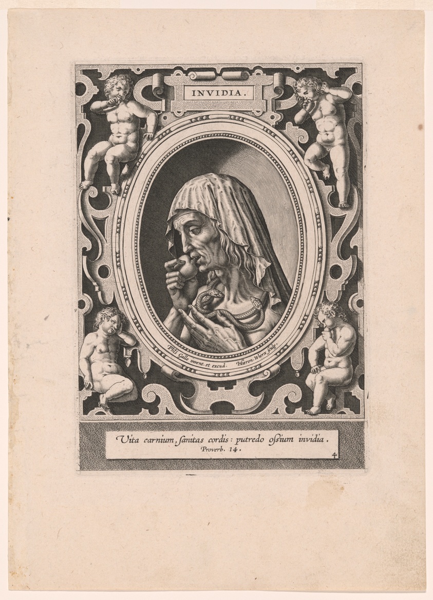 Invidia, plate 4 from The Seven Vices
