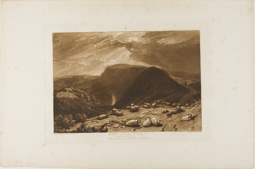 Hind Head Hill, plate 25 from Liber Studiorum