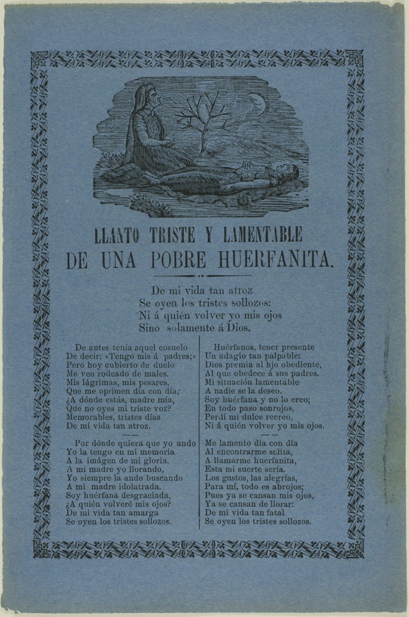 Sad and Lamentable Cry of a Poor Little Orphan