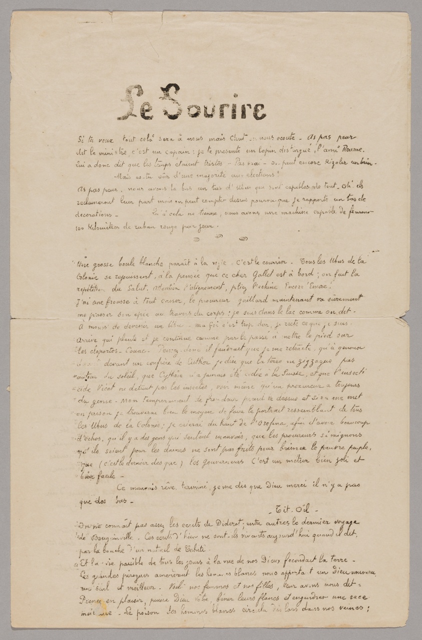 Le sourire: Journal sérieux, Nov. 1899