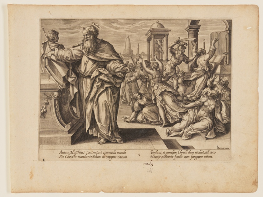 The Martyrdom of St Matthew, from The Martyrdom of Christ and the Apostles